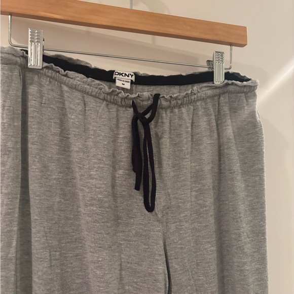 DKNY Heather Gray Drawstring Pants - Picture 1 of 4